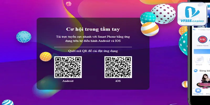 Người chơi tiến hành quét mã QR về máy