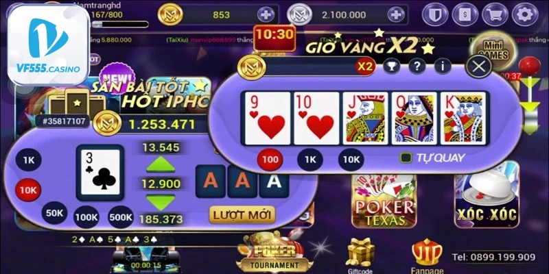 Tham khảo quy tắc chơi phổ biến tại mini poker vf555